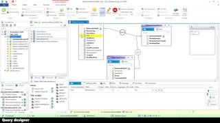 SQL Database Studio - Query designer