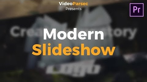 Modern Slideshow Premiere Pro Templates