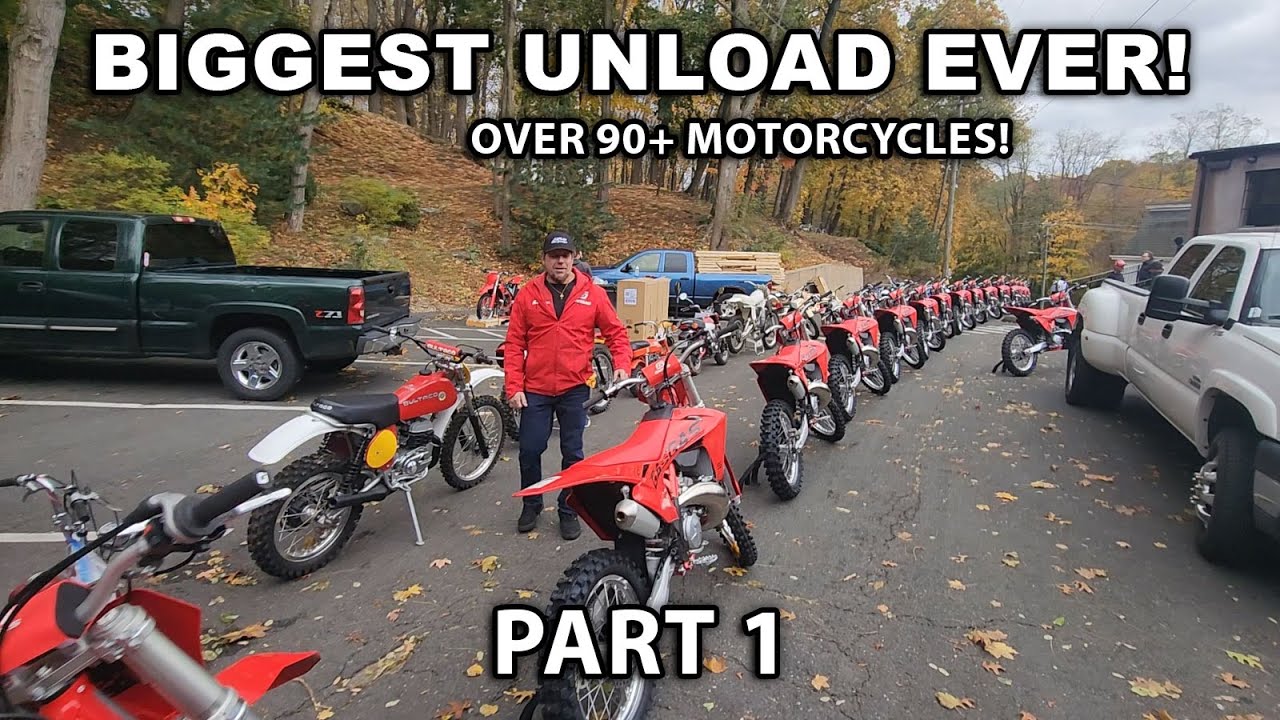 Грузовики с мотоциклами Unobtanium прибыли (43!) в KAPLAN CYCLES! | Груз коллекционеров из Техаса...