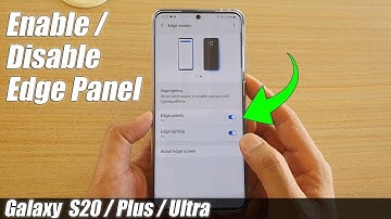 Galaxy S20/S20+: How to Enable / Disable Edge Panel