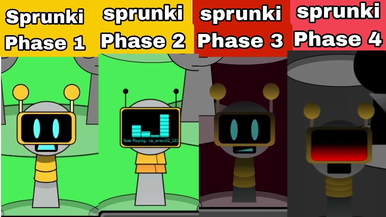 Sprunki PHASE 1, PHASE 2 & PHASE 3 REPEAT After PHASE 4 / New Mod part4