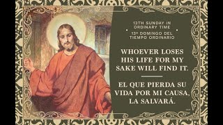 June 21, 2026  10:00am mass  of Twelfth Sunday in Ordinary Time