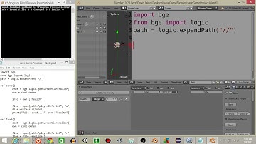 UPBGE - Save Game Info Python