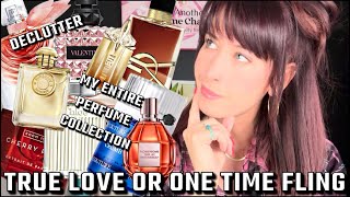 DECLUTTERING MY ENTIRE PERFUME COLLECTION//REEVALUATING MY COLLECTION ￼ #perfumecollection