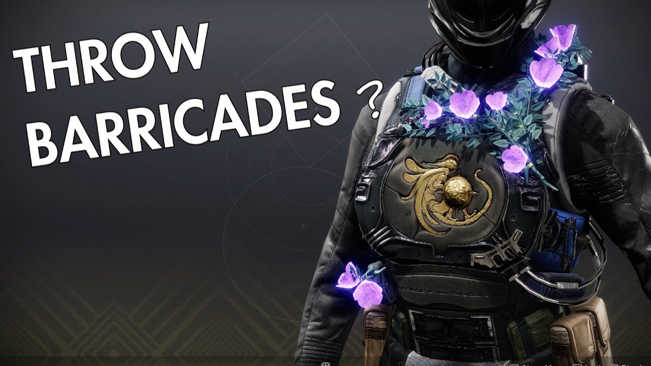 Arbor Warden first look New Titan exotic that throws barricades YouTube