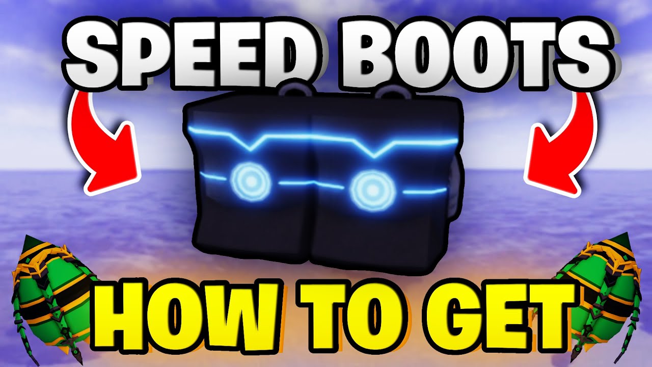 How To Get SPEED BOOTS In FISCH Roblox! - YouTube