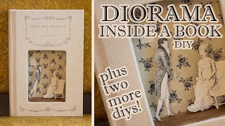 DIY Diorama Inside a Book Plus 2 More Crafts | Moxie DIY & Java Light Academia Challenge Playlist