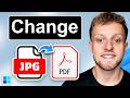 How To Change JPG To PDF (Step By Step)