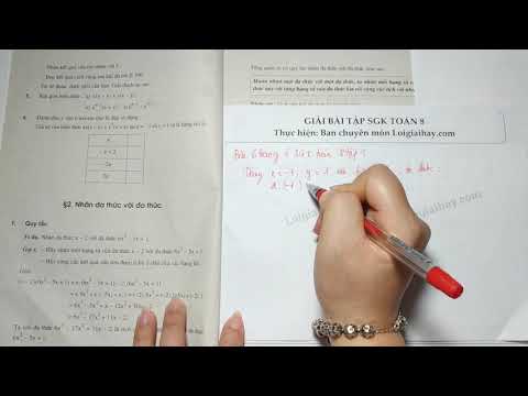 Video Giải bài 6 trang 6 SGK toán 8 tập 1 - youtube