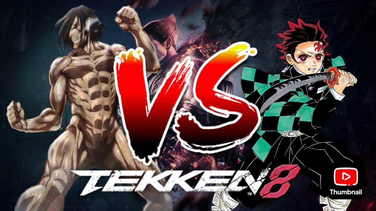 Eren Yeager vs Tanjiro Kamado - Tekken 8