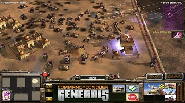 C&C Generals - 1 vs. 5 - GLA vs. 5 Brutal USA & China (Ramp)