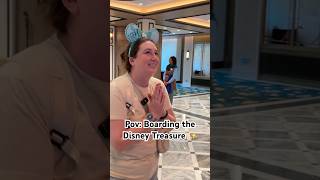 The best feeling hearing your name called on Disney Cruise Line ❤️ #disneycruise