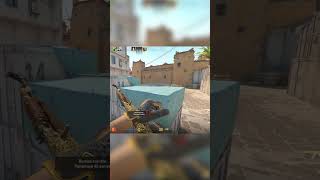 FACEIT 10LVL 1HP İLE 1V3 CLUTCH 4K #shorts #cs2 #faceit10lvl