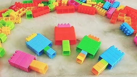 Satisfying DIY ice Cream ASMR/ Building Blocks/block game Lego block #asmr#asmrsounds#buildingblocks