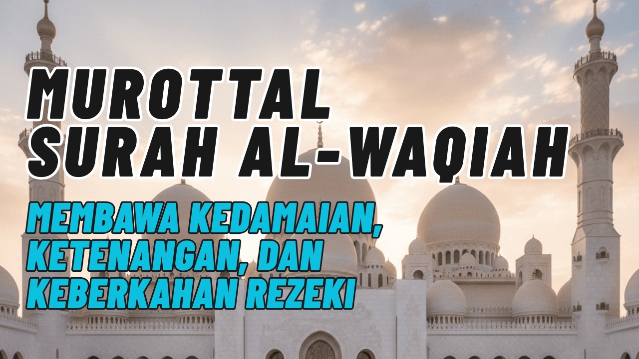 Murottal Surah Al-Waqiah – Bacaan Malam yang Menenangkan Jiwa | Rezeki & Ketenangan Hati