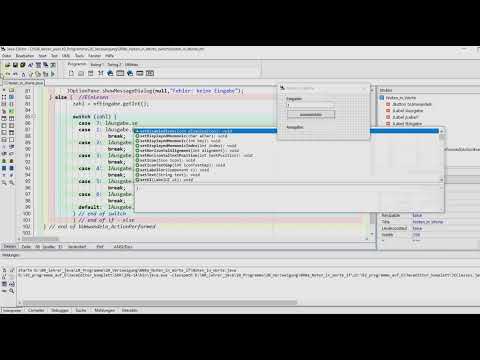 170 switch case - Bsp Noten umwandeln - Java Editor