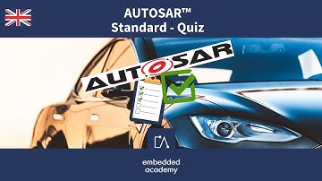 🇬🇧 AUTOSAR Standard Quiz | Tutorial based on Embedded Academy E-Learning