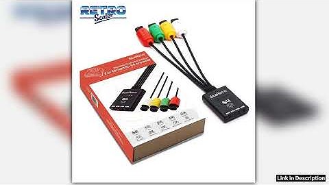 RetroScaler BlueRetro Wireless Game Controller Adapter For Nintendo 64 N64 Console Support Up to Fo