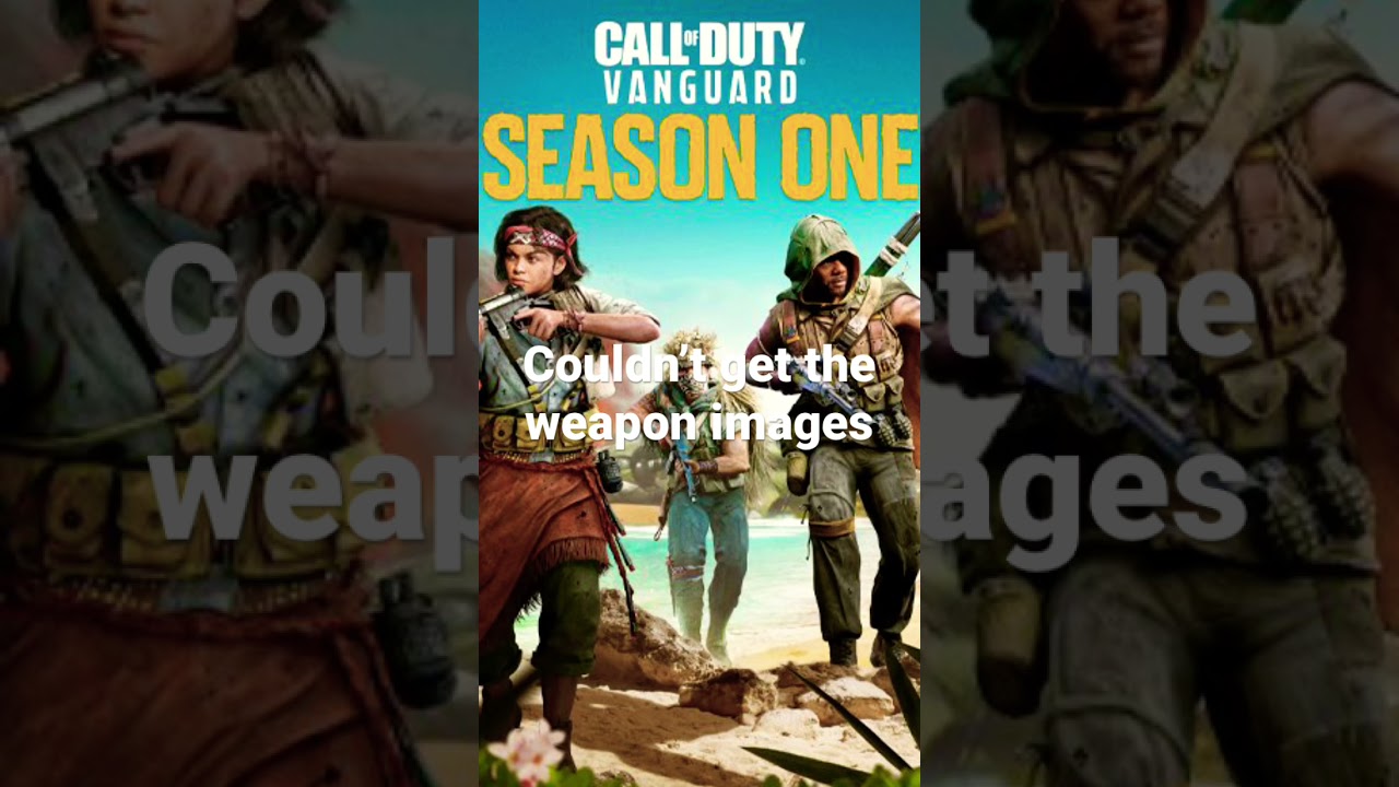 Vanguard season 1 weapon leaks