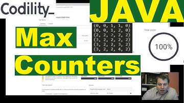 Codility Max Counters Java solution