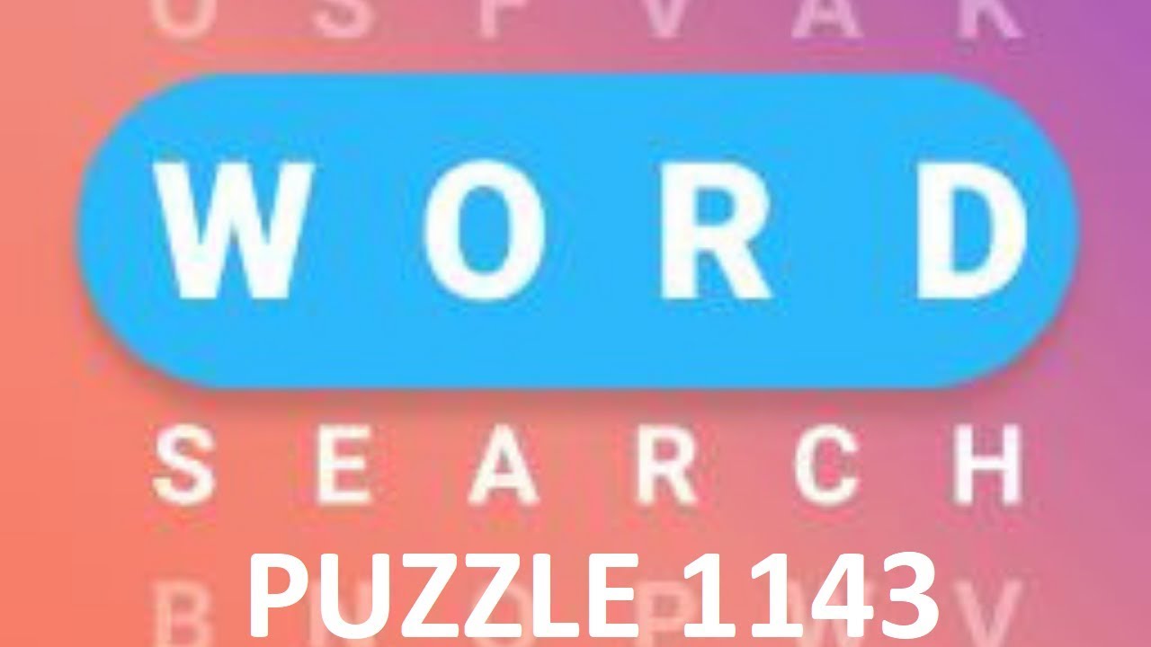 Word Search Time For Tea Youtube