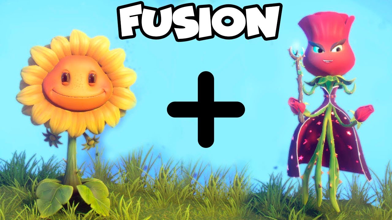 FUSION PVZ: GIRASOL CON ROSA | Plants Vs Zombies: Garden Warfare 2 ...