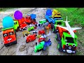 Mobil tronton panjang penuh mobil mobilan crane motorcros bustayo buldozer excavator