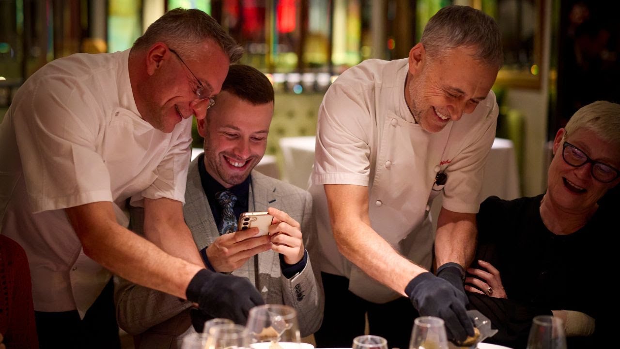 Roux Cousins' Dinner - Chefs Alain & Michel Roux Jr.