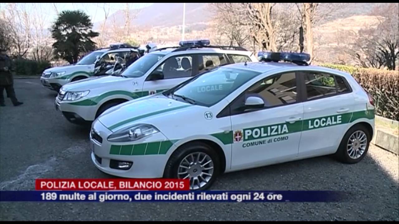 Etg polizia locale, bilancio 2015: quasi 200 multe al giorno a ... Polizia como