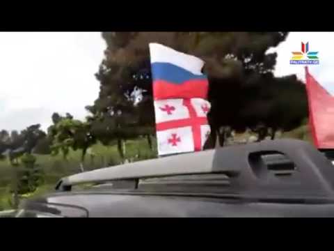გორში რუსული დროშები ააფრიალეს - კადრები, რომლებიც მძაფრ რეაქციებს გამოიწვევს