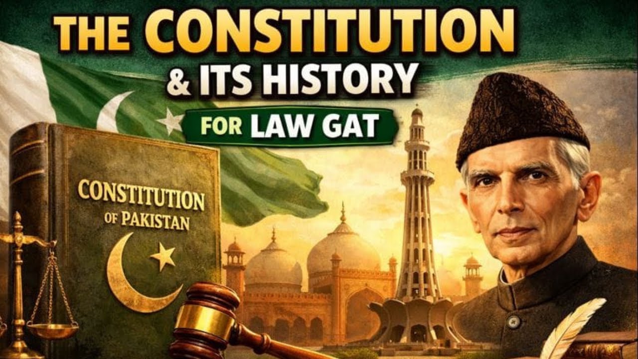 Constitution | History  | LAW GAT| 20 Marks| Most important MCQs with explanation. Part-1  