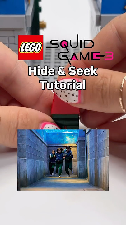 LEGO Squid Game 3 Starry Night room from the game 'Hide & Seek' 🌌🚪🔑