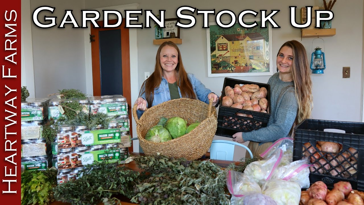 Prepping from the Garden | Stockpiling a Year's Supply of Food | Heartway Farms