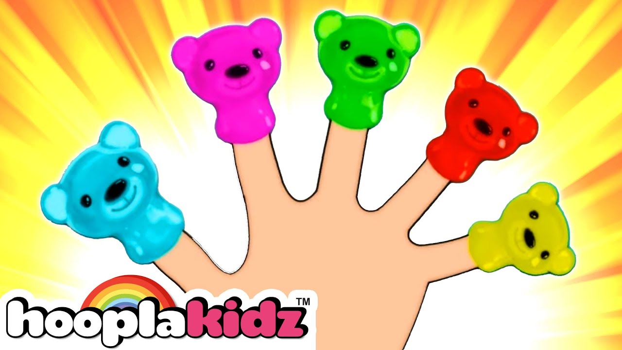 Gummy Bear Finger Family + More Kids Songs Collection | HooplaKidz
