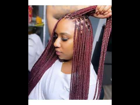 2022 Knotless braids protective hairstyles - YouTube