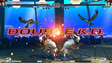 KOF XIV [ver 1.12]: Fun Player Matches with friends (Double K.O.s) #6