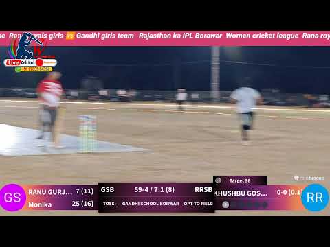 Rajasthan ka IPL Borawar 
Women cricket league 
Rana royals girls 🆚 Gandhi girls team
