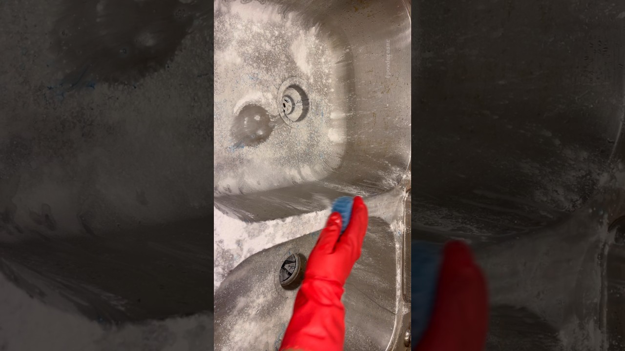 Ajax Powder Sink Cleaning shorts cleaning YouTube