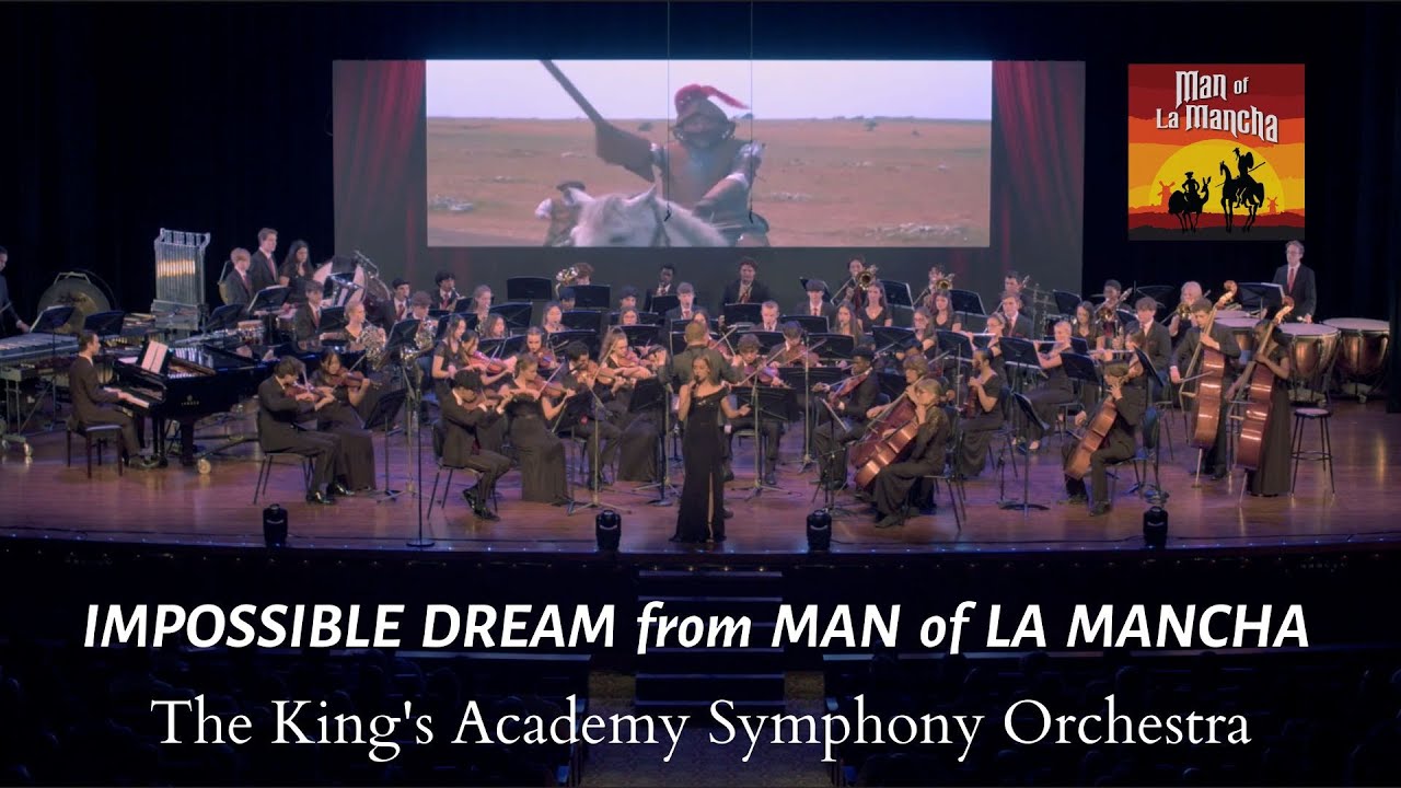 High School Orchestra Dreams Impossible Dream with Man of La Mancha