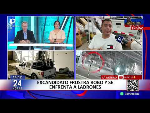 Former La Molina mayoral candidate thwarts robbery at his warehouse and is injured
