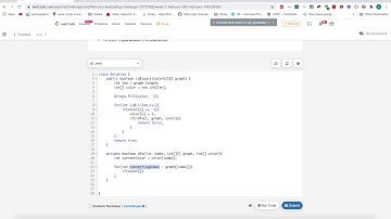 Is Graph Bipartite | Leetcode 785