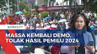 Demo di Patung Kuda, Massa Tuntut Jokowi Diturunkan dan Tolak Hasil Pemilu 2024