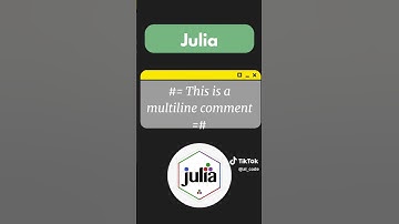 comment in ten programming languages