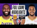 Los Angeles Lakers Vs New Orleans Pelicans Full Game Highlights 2021 22 NBA Season