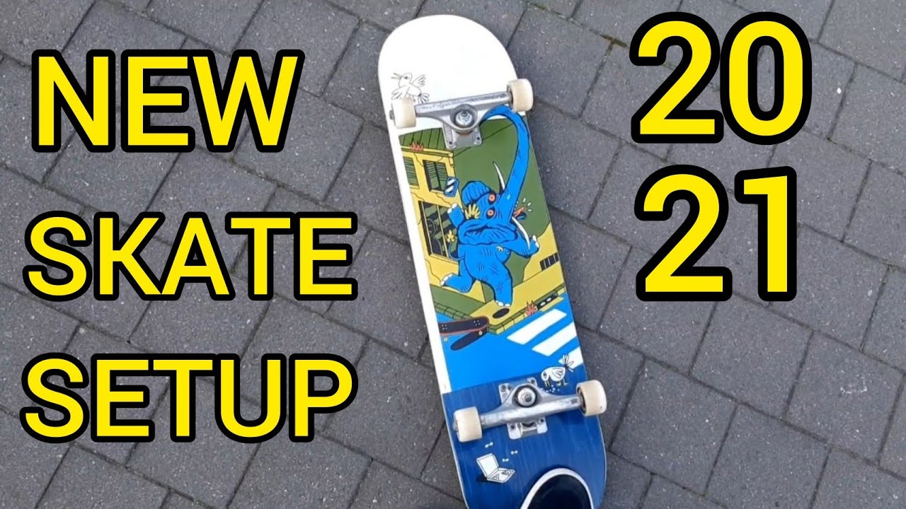 new skate setup 2021 + tricks - YouTube