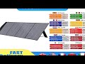 ALLPOWERS 18V Foldable Solar Panel,  60/100/140/200W Mobile Solar Charger for Power Supply