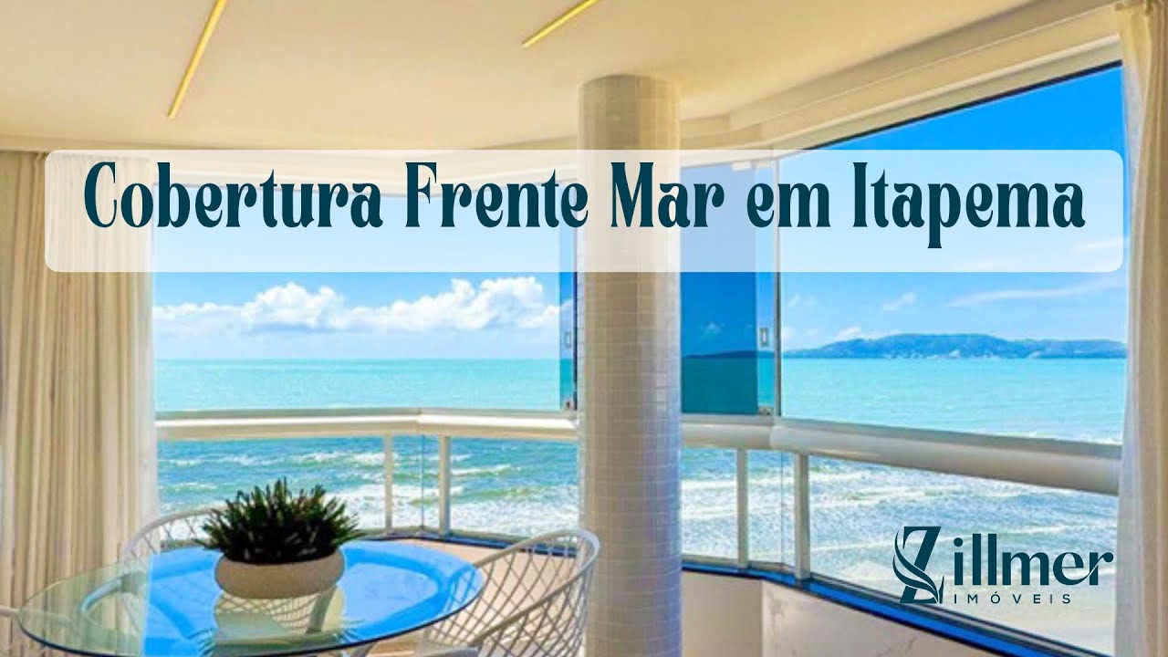 Cobertura Frente Mar Mobiliada em Itapema/SC