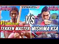 T8  tekken master 1 ranked eddy vs mishima ksa kazuya  tekken 8 high level gameplay