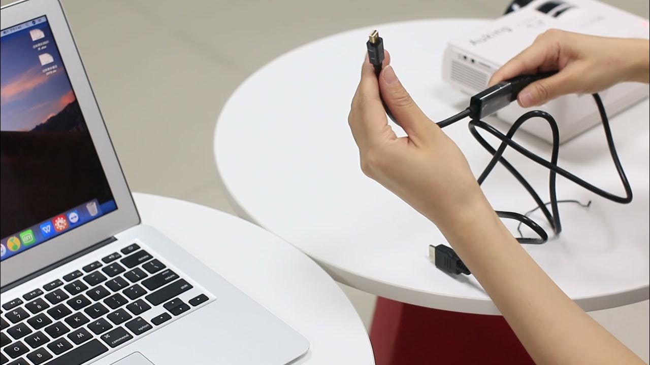 How to connect projector to MacBook through mini DisplayPort YouTube