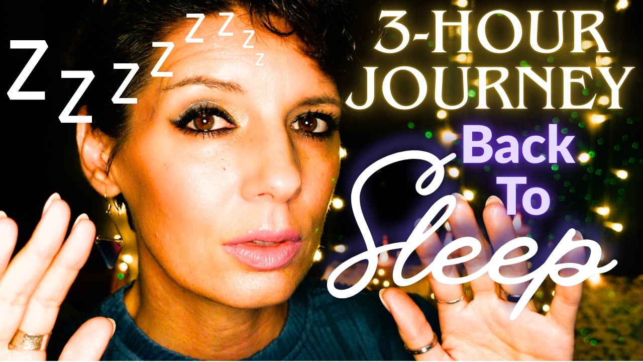 💤 I'll talk your body into going back to sleep. | 3 HOUR Hypnosis for Insomnia, Unintentional ASMR ⏾